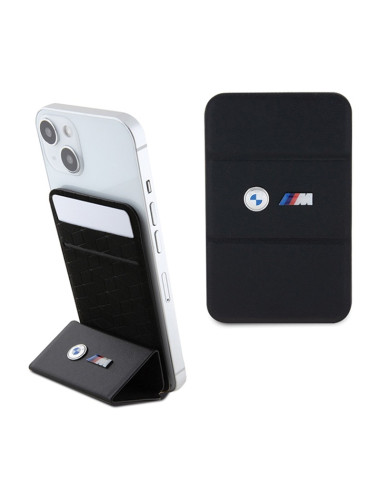 Portfel magnetyczny z funkcją standu BMW Wallet Cardslot Stand MagSafe M Edition Collection Czarny