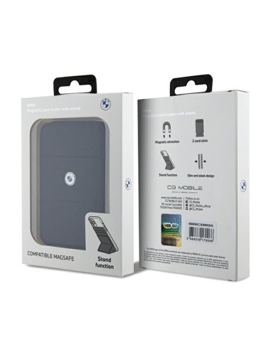 Portfel magnetyczny z funkcją standu BMW Wallet...