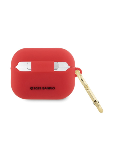 Etui Do AirPods Pro 2 Hello Kitty Silicone 3D Kitty Head Różowy