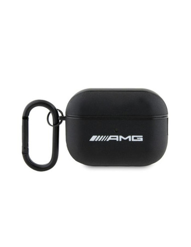 Etui Do AirPods Pro 2 AMG Leather Big Logo Czarny