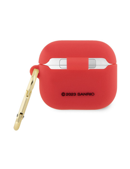 Etui Do AirPods 3 Hello Kitty Silicone 3D Kitty Head Różowy