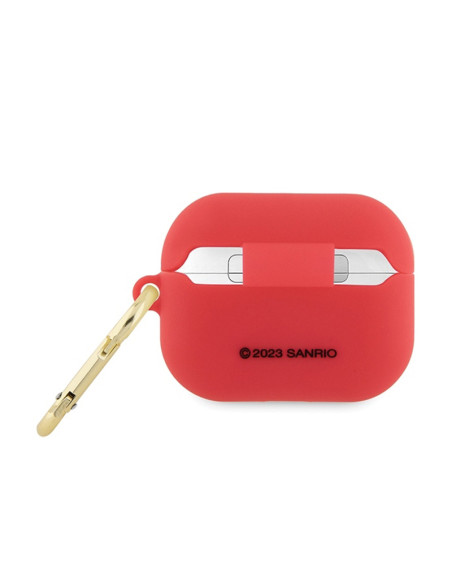 Etui Do AirPods Pro Hello Kitty Silicone 3D Kitty Head Różowy