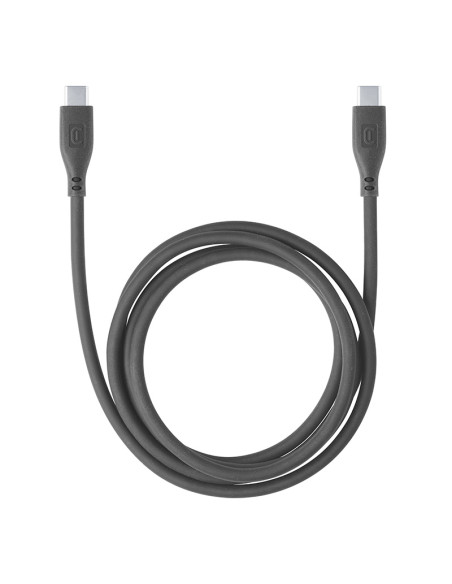 Kabel USB-C / USB-C 1.2 m Cellularline Soft Cable Czarny