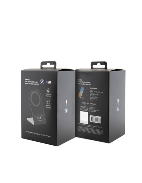 Ładowarka indukcyjna MagSafe 15W na biurko BMW MagSafe Desk Charger with Stand Czarny