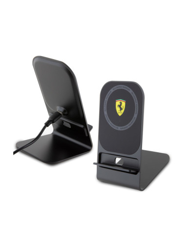 Ładowarka indukcyjna MagSafe 15W na biurko Ferrari MagSafe Desk Charger with Stand Czarny