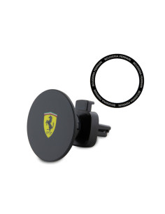 Magnetyczny uchwyt samochodowy Ferrari MagSafe Printed Shield Czarny