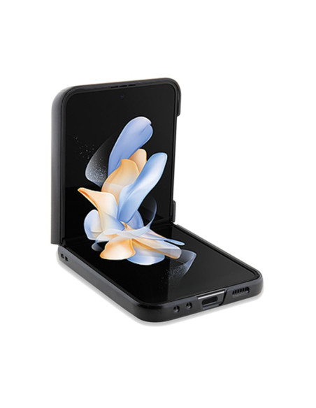 Etui Do Samsung Galaxy Z Flip 5 BMW Leather Hot Stamp Czarny