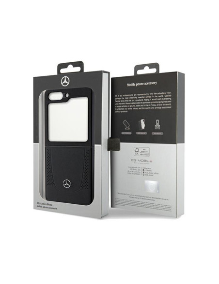 Etui Do Samsung Z Flip 5 Mercedes Leather Urban Line Czarny