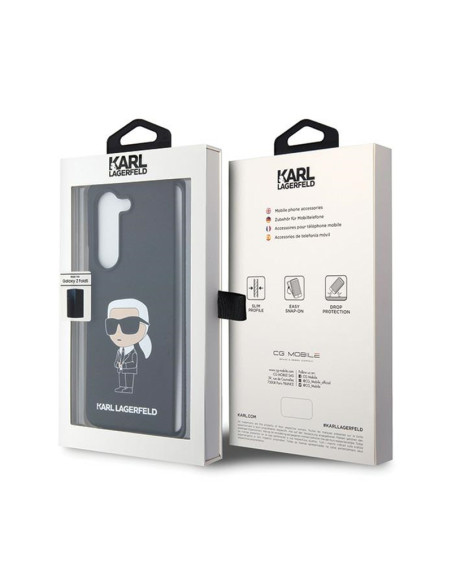 Etui Do Samsung Z Fold 5 Karl Lagerfeld Silicone Ikonik Czarny