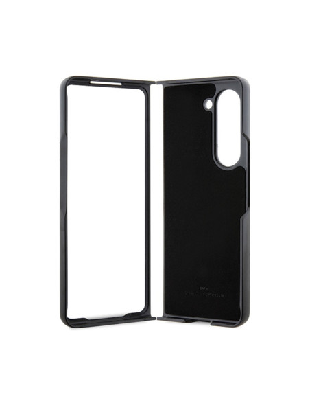 Etui Do Samsung Galaxy Z Fold 5 BMW Signature Logo Imprint Czarny