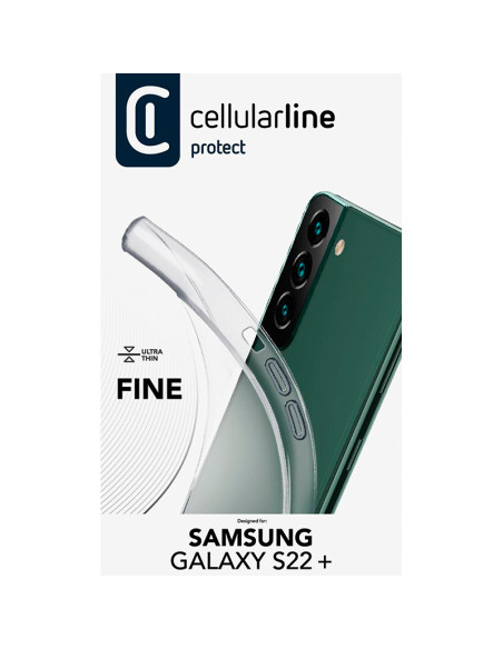 Etui Do Samsung Galaxy S22+ Cellularline Fine Przezroczysty