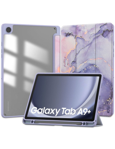Etui Do Galaxy Tab A9+ Plus 11.0 X210 / X215 / X216 Tech-Protect Sc Pen Hybrid Fioletowy