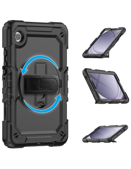 Etui Do Galaxy Tab A9 8.7 X110 / X115 Tech-Protect Solid360 Czarny
