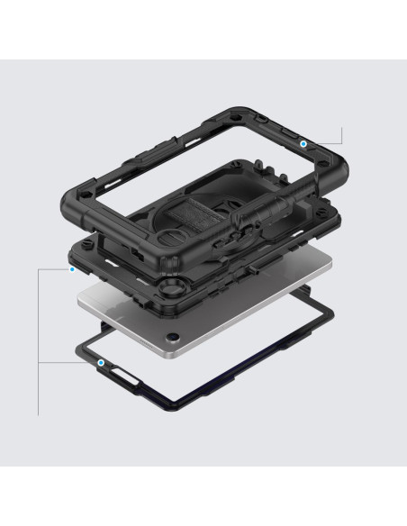 Etui Do Galaxy Tab A9 8.7 X110 / X115 Tech-Protect Solid360 Czarny