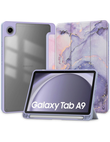 Etui Do Galaxy Tab A9 8.7 X110 / X115 Tech-Protect Sc Pen Hybrid Fioletowy