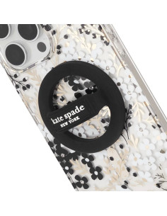 Uchwyt MagSafe na palec Kate Spade New York Magnetic Loop Grip Czarny