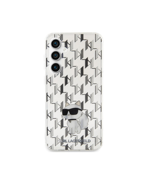 Etui Do Samsung Galaxy S23 FE Karl Lagerfeld Monogram Choupette Przezroczysty