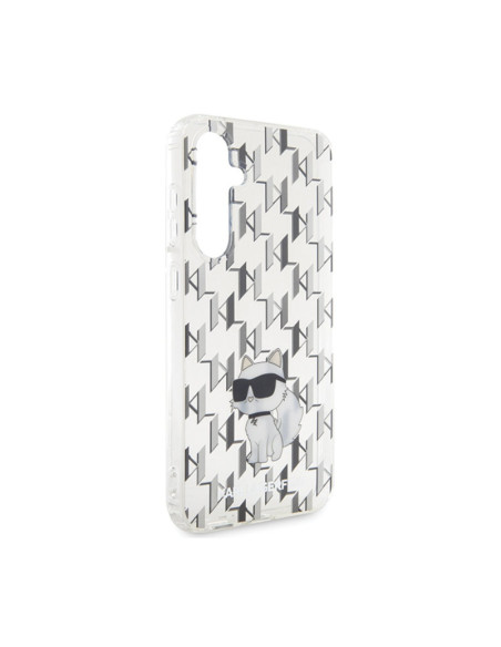 Etui Do Samsung Galaxy S23 FE Karl Lagerfeld Monogram Choupette Przezroczysty