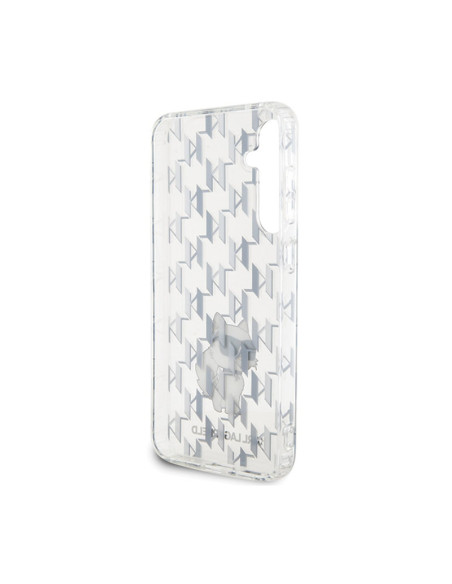 Etui Do Samsung Galaxy S23 FE Karl Lagerfeld Monogram Choupette Przezroczysty