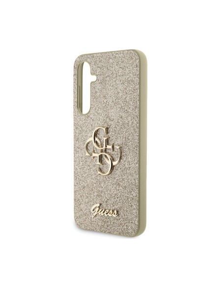 Etui Do Samsung Galaxy S23 FE Guess Glitter Script Big 4G Złoty
