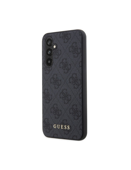 Etui Do Samsung Galaxy S23 FE Guess 4G Metal Gold Logo Szary