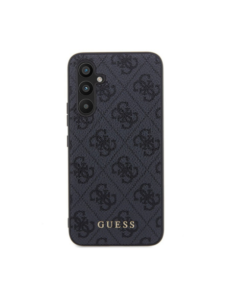 Etui Do Samsung Galaxy S23 FE Guess 4G Metal Gold Logo Szary
