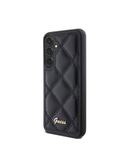 Etui Do Samsung Galaxy S23 FE Guess Quilted Metal Logo Czarny