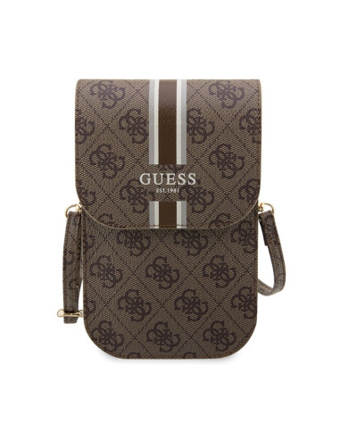 Torebka crossbody na telefon Guess 4G Stripes...