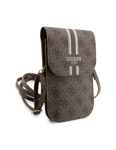 Torebka crossbody na telefon Guess 4G Stripes...