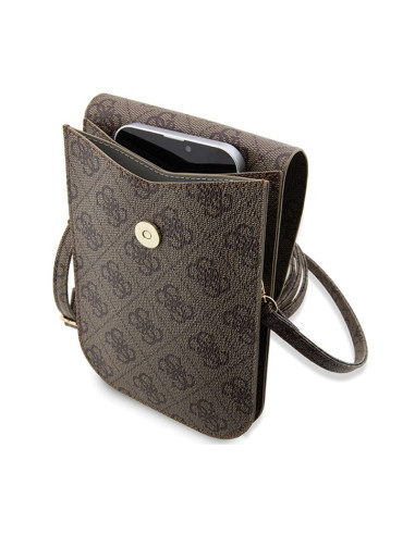 Torebka crossbody na telefon Guess 4G Stripes...