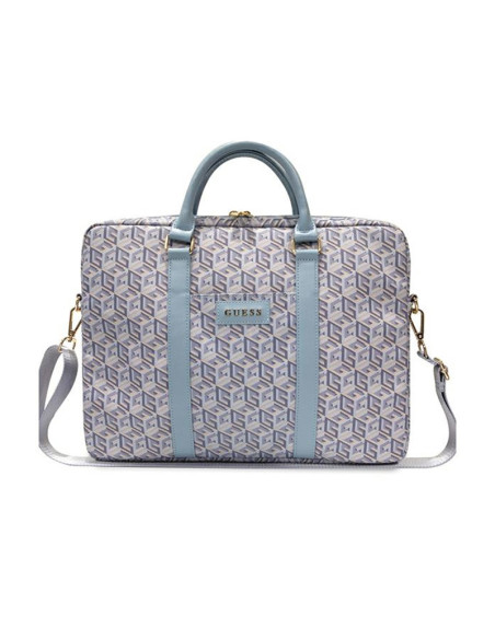 Torba na notebooka 16" / 15" Guess GCube Stripes Niebieski