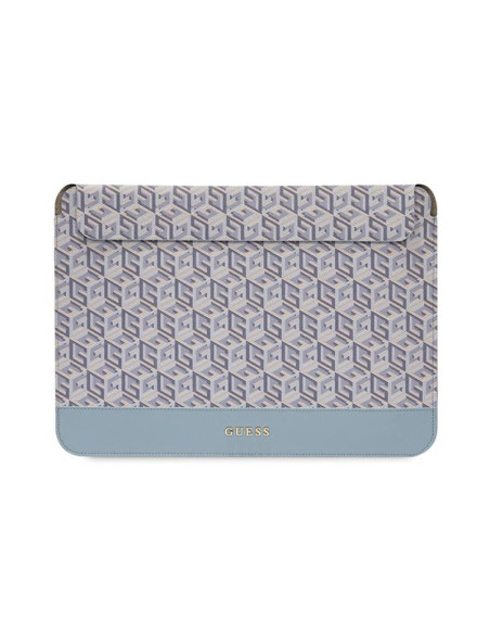 Etui Na notebooka 14" Guess GCube Stripes Sleeve Niebieski