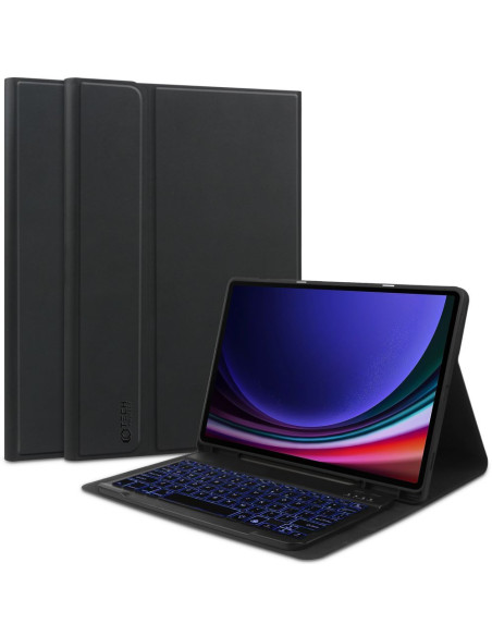 Etui Do Galaxy Tab S9 FE 10.9 X510 / X516B Tech-Protect Sc Pen + Keyboard Czarny