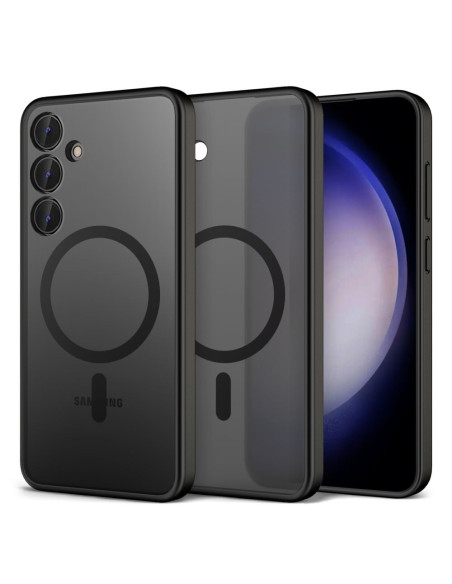 Etui Do Galaxy S24+ Plus Tech-Protect Magmat Magsafe Czarny Matowy