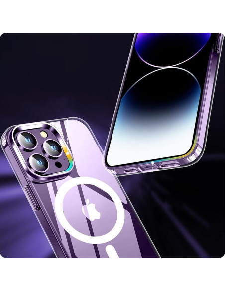 Etui Do Galaxy S24 Ultra Tech-Protect Flexair Hybrid Magsafe Przezroczysty