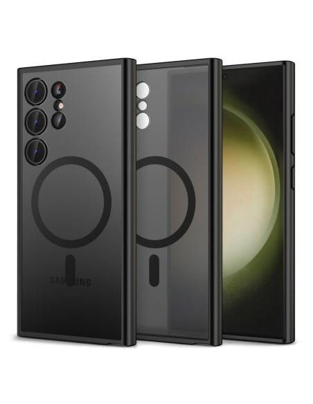 Etui Do Galaxy S24 Ultra Tech-Protect Magmat Magsafe Czarny Matowy