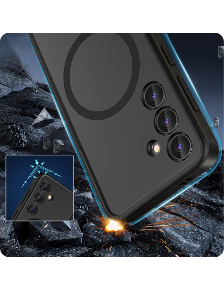 Etui Do Galaxy S24 Tech-Protect Magmat Magsafe Czarny Matowy
