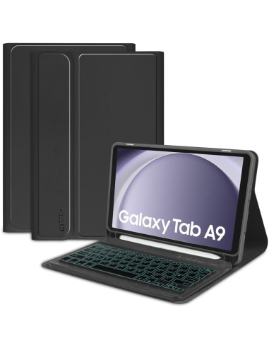 Etui Do Galaxy Tab A9 8.7 X110 / X115 Tech-Protect Sc Pen + Keyboard Czarny