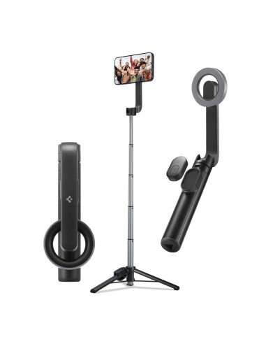 Selfie Stick Tripod Spigen S570W Magsafe Bluetooth Czarny