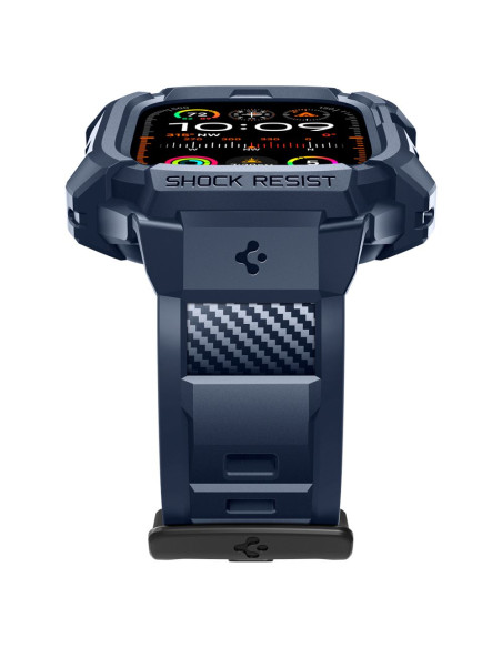 Pasek Do Apple Watch Ultra 49 mm Spigen Rugged Armor "Pro" Niebieski