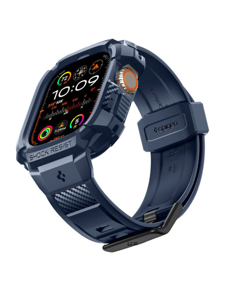 Pasek Do Apple Watch Ultra 49 mm Spigen Rugged Armor "Pro" Niebieski